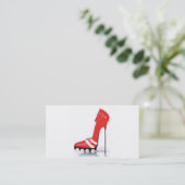 Le stylet folâtre des cartes de visite (Debout devant)