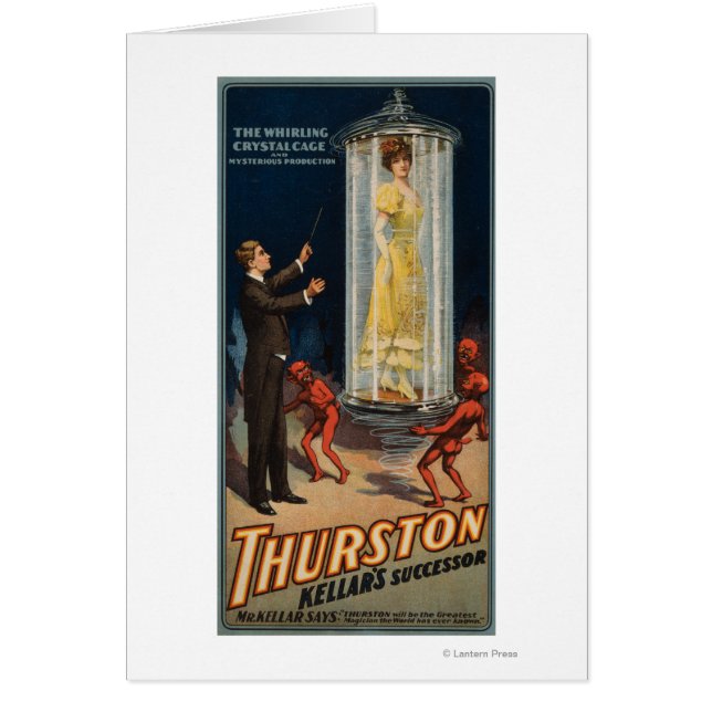 Le successeur de Thurston Kellar - Une femme dans  (Devant)