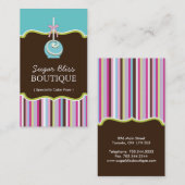 Le sucre saute des cartes de visite (Devant / Derrière)