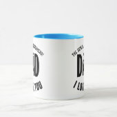 Le Superhéros original : I Love Papa Mug (Centre)