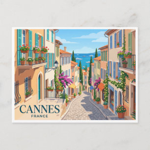 Le Suquet Cannes Frankrijk Briefkaart