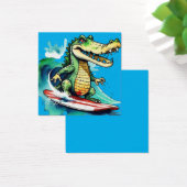 Le surf de crocodile drôle (Bureau)