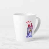 Le surf | Latte Mug (Angle droit)