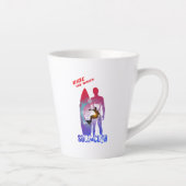 Le surf | Latte Mug (Droite)