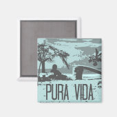 Le surf sans fin été Costa Rica Magnet (Recto/Verso)