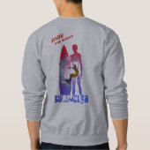 Le surf | Sweatshirt masculin (Dos)