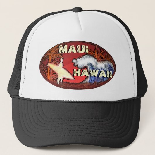 Le surfer de Maui Hawaï ondule le casquette (Devant)