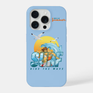 Le surfeur monte la vague (M)