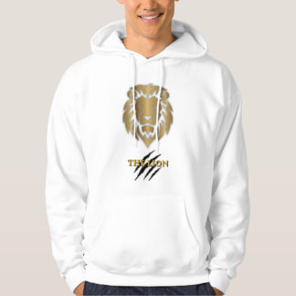 Le sweat à capuche graphique Lion Gold & Black