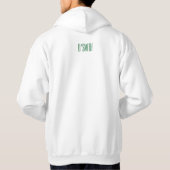 Le Sweat - shirt à capuche blanc de l'icône de la  (Dos)