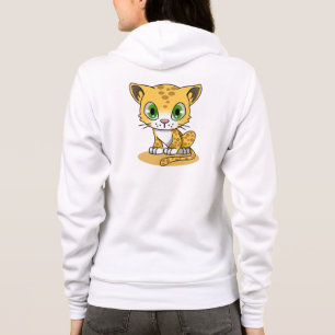 Le sweat - shirt à capuche de bébé de léopard