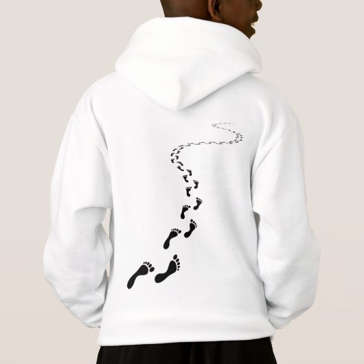 Le sweat - shirt à capuche de lambeaux (Dos)