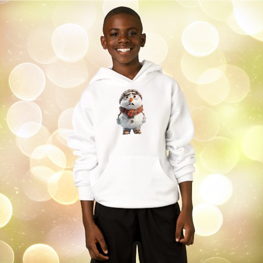 Le Sweat - shirt à capuche de Snowman Boy