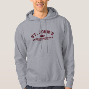 Le sweat - shirt à capuche de St John (rouge sur