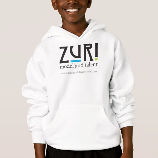 Le sweat - shirt à capuche des enfants de Zuri (Devant)