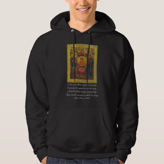 Le sweat - shirt à capuche des hommes d'archanges (Devant)