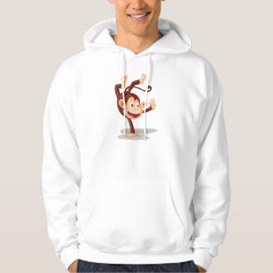 Le sweat - shirt à capuche des hommes de singe