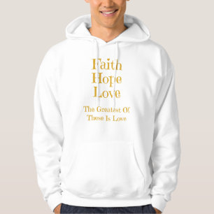 Le sweat - shirt à capuche des hommes d'espoir et