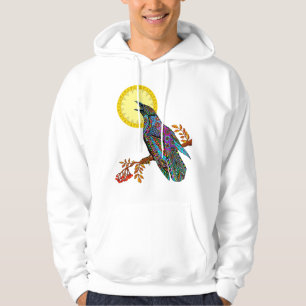 Le sweat - shirt à capuche des hommes électrique