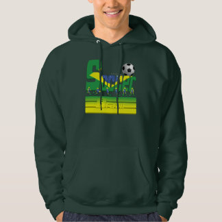 Le sweat - shirt à capuche du football des hommes