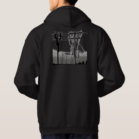 Le sweat - shirt à capuche du monteur de lignes (Dos)