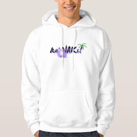 Le sweat - shirt à capuche hawaïen local sue : Ka (Devant)