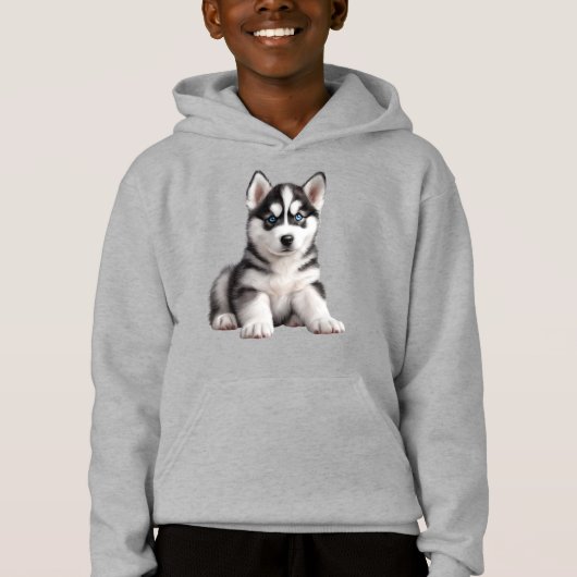 Le Sweat - shirt à capuche Husky Puppy de Kid (Devant)