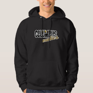 Le sweat - shirt à capuche noir des hommes