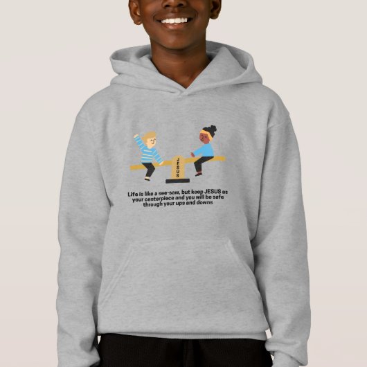Le Sweat - shirt à capuche See-Saw (Devant)