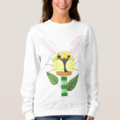 Le sweatshirt d'aucunes femmes d'arrière - plan de (Devant)