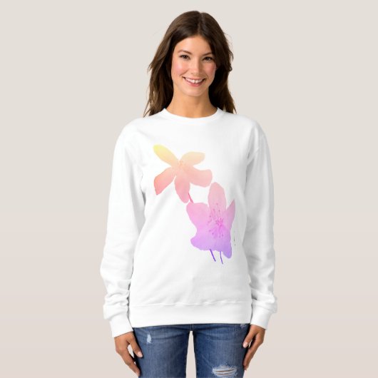 Le sweatshirt de base des femmes de BELLA par le (Devant entier)
