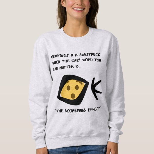 Le Sweatshirt de base des femmes en pleine efferve (Devant)