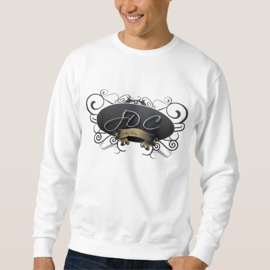 Le sweatshirt de base des hommes de logo de JDC (Devant)