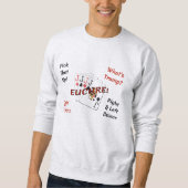 Le sweatshirt de base des hommes - Euchre ! (Devant)