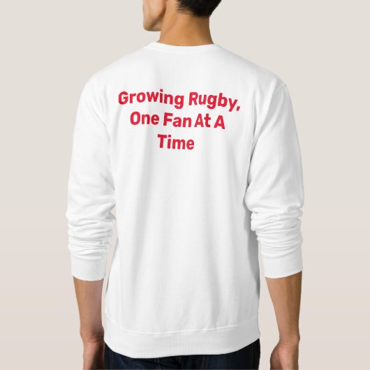Le Sweatshirt de la fourrure de rugby (Dos)