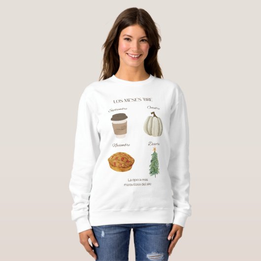 Le Sweatshirt de la version espagnole des mois "be (Devant entier)