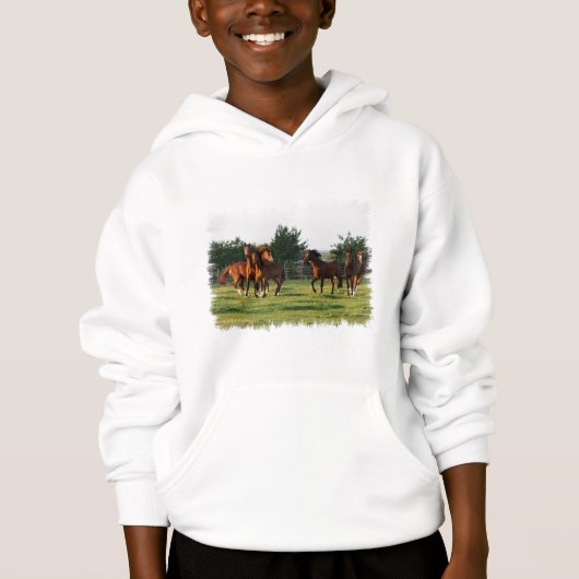 Le sweatshirt de l'enfant à capuchon de (Devant)