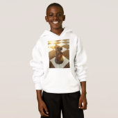Le sweatshirt de l'enfant à capuchon de chevalier (Devant entier)