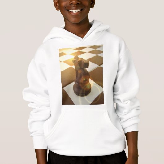 Le sweatshirt de l'enfant à capuchon de chevalier (Devant)