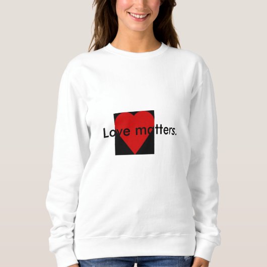 Le sweatshirt des femmes de citation de sujets (Devant)