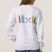 Le sweatshirt des femmes de Frederick de goût (Dos)
