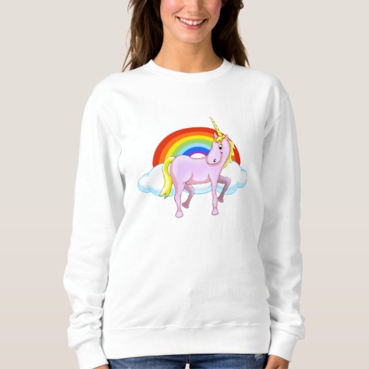 Le sweatshirt des femmes de licorne (Devant)