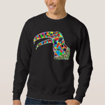 Le sweatshirt des hommes de conception de toucan