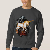 Le sweatshirt des hommes de licorne de Celt (Devant)