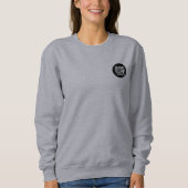 Le sweatshirt gris des femmes - Faire avancer le m (Devant)