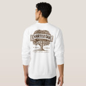 Le sweatshirt léger des hommes (Dos entier)