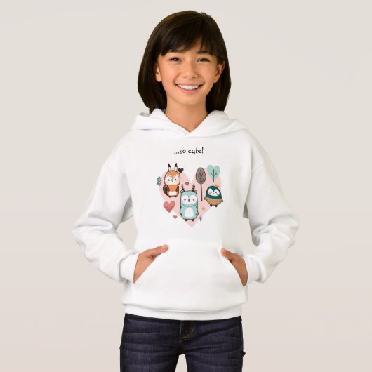 Le sweatshirt présente une jolie illustration. (Devant entier)