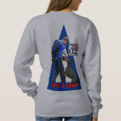 Le sweatshirt raglan de la femme de club d'IPO 3 (Dos)