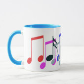 le symbole de musique note la tasse (Gauche)
