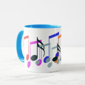 le symbole de musique note la tasse (Devant gauche)